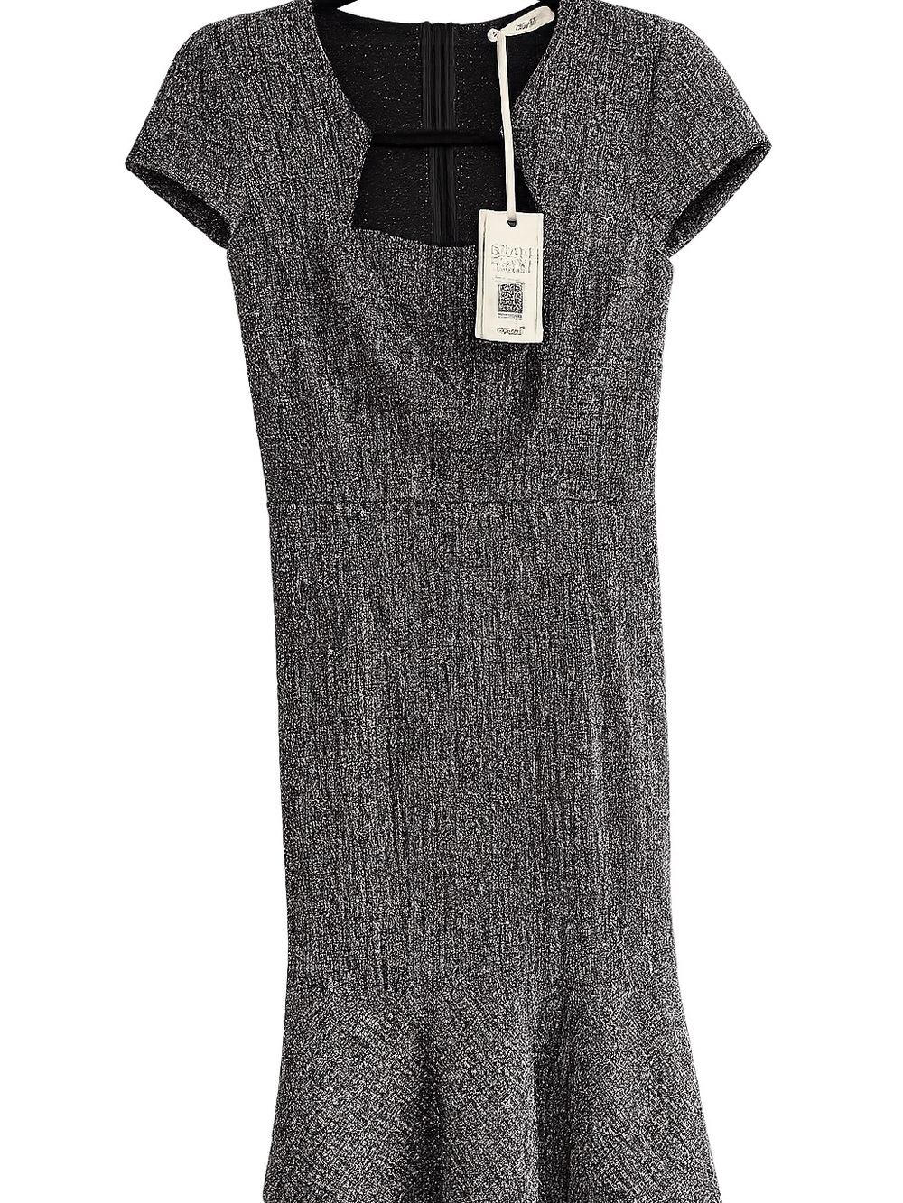 Grace Karin Gray Tweed Midi Mermaid Dress